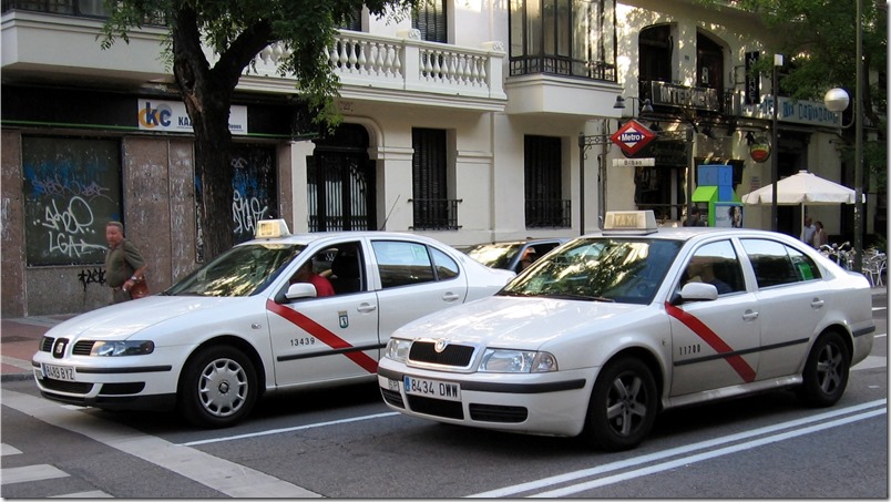 Como moverte por Madrid - taxis