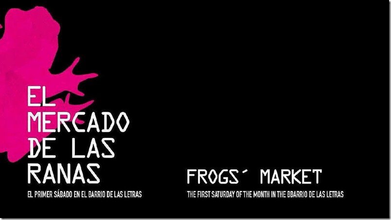 Mercado de las Ranas los Sabados en el Barrio de las Letras - Madrid