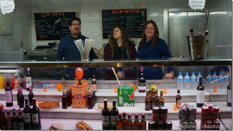 En el mercado de San Fernando en Madrid, es posible conseguir pepitos venezolanos