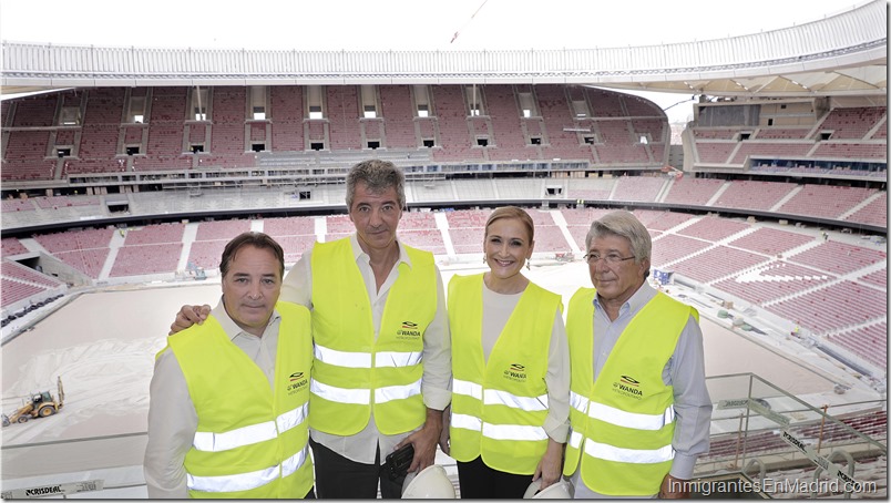 CIFUENTES visita el Estadio WANDA METROPOLITANO Foto. D. Sinova 