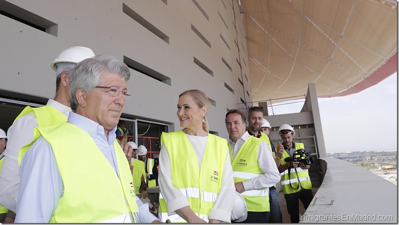 CIFUENTES visita el Estadio WANDA METROPOLITANO Foto. D. Sinova 