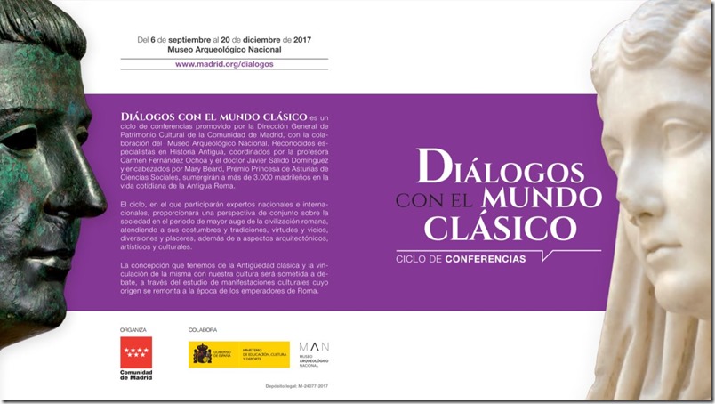 Conferencias sobre la historia de Roma; hasta el 20 de diciembre en Madrid Conferencias sobre la historia de Roma; hasta el 20 de diciembre en Madrid