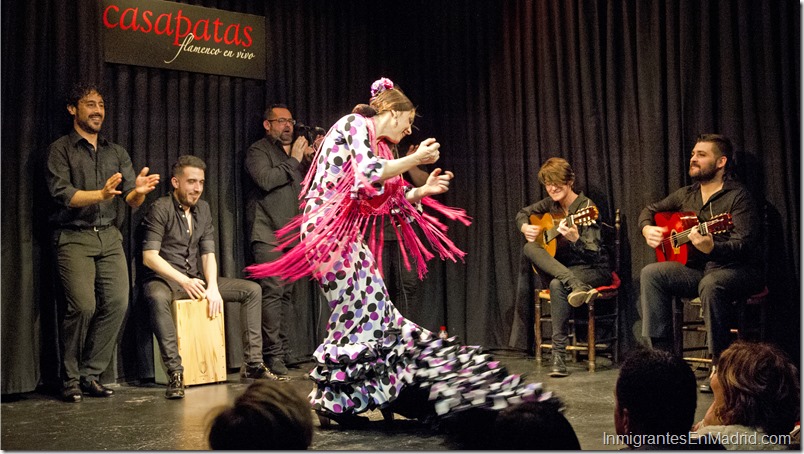 Vista de Casa Patas, taberna-restaurante y tablao flamenco situado en Madrid. 