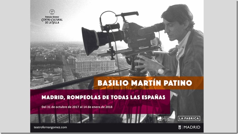 Exposición Basilio Martin Patino hasta el 14 de enero en Madrid