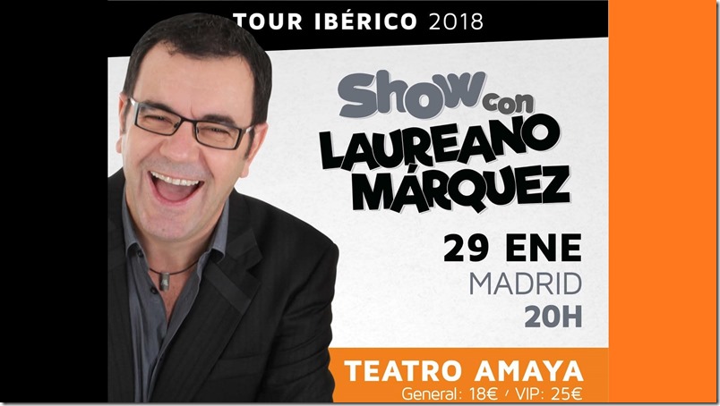 Laureano Márquez presenta su Tour Ibérico en Madrid, Valencia y Barcelona