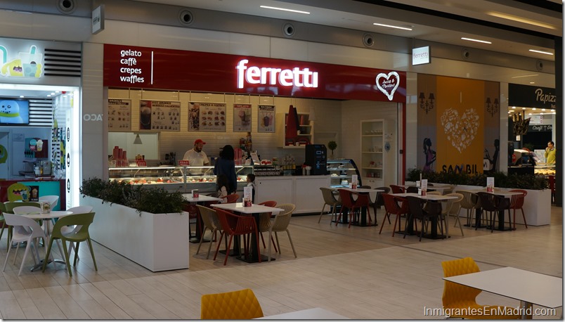 Emprendedores zulianos apuestan por «Ferretti gelato e caffe» en el Sambil Outlet Madrid