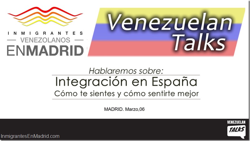 Venezuelan Talks celebra su primera edición en Madrid este martes Venezuelan Talks celebra su primera edición en Madrid este martes