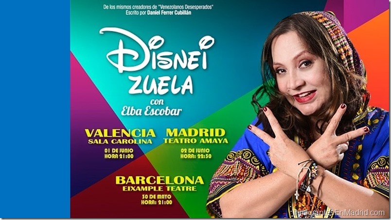La gira europea de Elba Escobar trae «Disneizuela» a España
