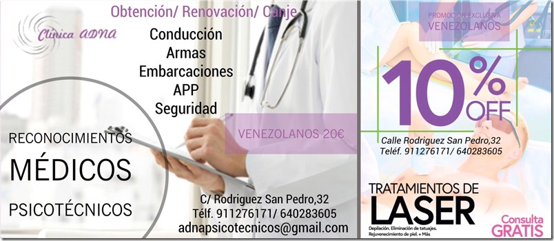 Clínica Adna ofrece descuentos a venezolanos en Madrid (4)