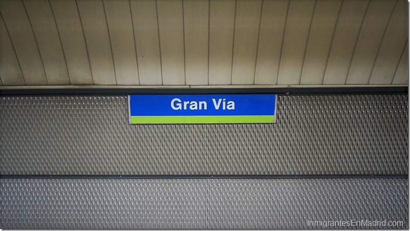 trabajos gran via madrid metro