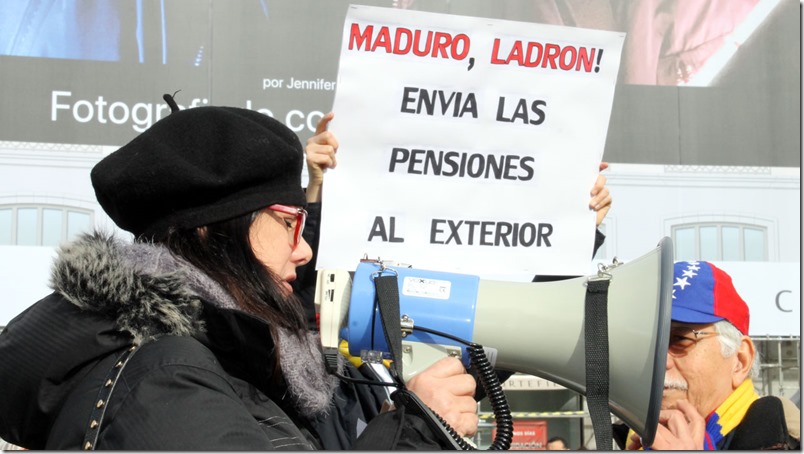 Pensionados y jubilados venezolanos en España se solidarizan con sus homólogos en Venezuela