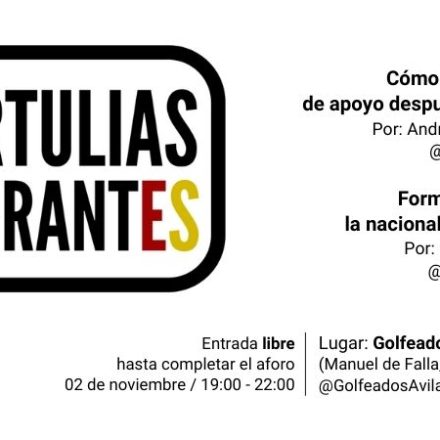 Este 02 de noviembre llega la primera edición de Tertulias Migrantes a Madrid
