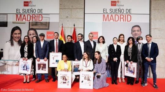Tres venezolanos entre los diez hispanohablantes homenajeados por la Comunidad de Madrid
