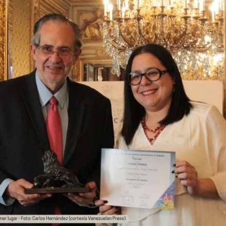 María José Flores se alza con el primer premio del VI Concurso de periodismo “Miguel Otero Silva” de Venezuelan Press
